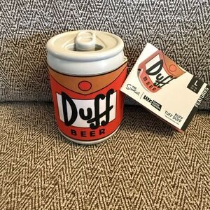 Bark Box Super Chewer The Simpsons " Ruff Tuff Duff " Dog Toy Homer's Beer LARGE